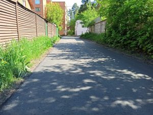 В п. Ильинский Раменского городского округа завершены ремонтные работы внутриквартальных дорог