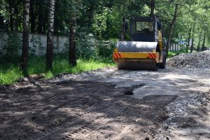 Ремонт дорог в поселке Ильинский