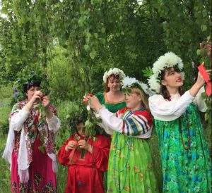 Празднование Святой Троицы в д.Панино