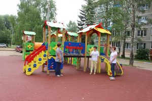 Скоро в п.Электроизолятор откроется новая детская площадка