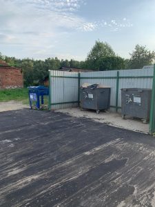 В Территориальном управлении Новохаритоновское  завершены работы по обустройству подъездных путей к контейнерным площадкам
