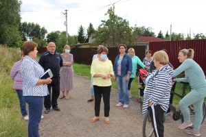 Встреча с жителями д. Бахтеево