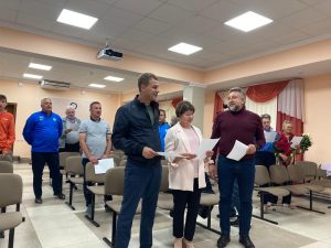 Депутат Мособлдумы Олег Жолобов посетил презентацию документального фильма об Анатолии Белове в ДК «Кузяевский»