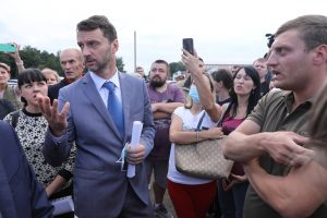 На улице Овражной села Софьино