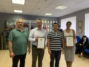 Депутат Мособлдумы поблагодарил раменских казаков за работу в период пандемии