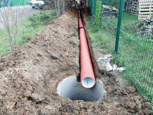 В ТУ Новохаритоновское Раменского городского округа ведутся работы по отводу паводковых вод