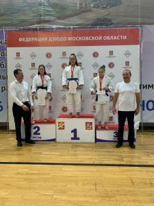 Раменская команда по дзюдо заняла третье место на Первенстве среди юниорок