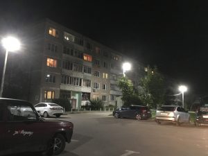 В п.Ремзавода провели работы по модернизации уличного освещения