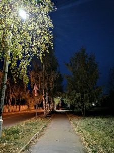 Работы по обустройству уличногоо освещения провели в ТУ Новохаритоновское