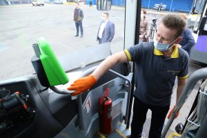 Водители общественного транспорта призывают жителей Раменского г.о. надевать маски при поездках