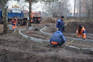 В п.Ильинский продолжается реализация комплексной программы по благоустройству