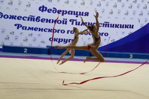 Турнир по художественной гимнастике «Новогодняя елка» состоялся в спорткомплексе «Борисоглебский» 18 и 19 декабря