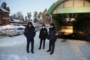 Рейд по безопасности на объектах железнодорожного транспорта провели сегодня у пл.Ильинская
