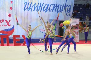 Открытый турнир Московской области по художественной гимнастике «Успех» состоялся в СК «Борисоглебский»