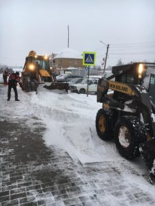 В ТУ Софьинское ликвидируют последствия снегопада