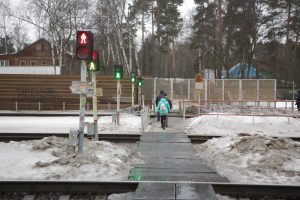 Профилактическое мероприятие провели сегодня на переходе железнодорожного пути у платформы Удельная