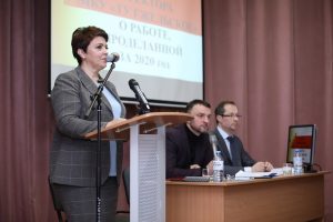 Галина Голинкова доложила об итогах работы ТУ «Гжельское» в 2020 году