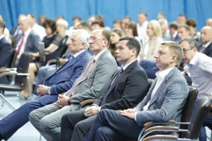 Владимир Жук посетил отчётное мероприятия о проделанной работе главы г.о Раменское Виктора Неволина