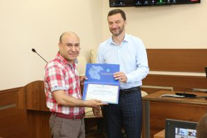 Почетной грамотой главы Раменского г.о. был награжден водитель автобуса Мирзаходжаев Шухарджон