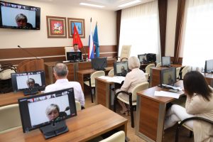 Глава Раменского городского округа Виктор Неволин провёл 23 июля заседание штаба с руководителями ТУ и представителями «Мособлгаза»