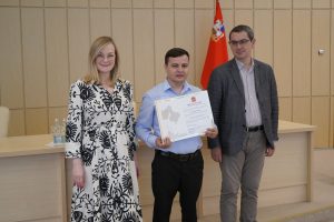 Сотрудник Раменской больницы получил свидетельство на соципотеку