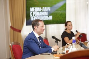 Министр спорта Московской области Роман Терюшков провел медиаланч с представителями СМИ и блогосферы Подмосковья