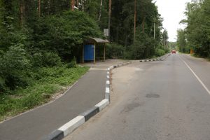 В округе продолжают строить новые пешеходные зоны