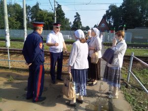 Очередной рейд по безопасности на железнодорожном транспорте состоялся 19 августа в Раменском округе