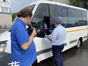 Сотрудники Госавтоинспекции иМуниципального казенного учреждения  «Раменские автомобильные дороги» провели комплексную проверку автобусов