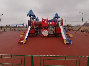 В ТУ «Новохаритоновское» завершено строительство новой современной детской площадки