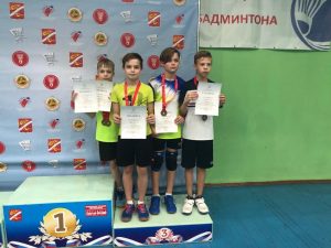 Раменские бадминтонисты в призерах