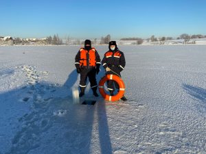 Мособлпожспас напоминает о правилах поведения на льду