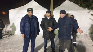 Спасатели обеспечили безопасность