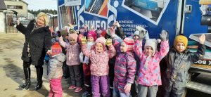 14 марта мобильная библиотека КИБО посетила детский сад №66 в д.Кузяево