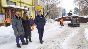 Доброе дело по расчистке улицы Бронницкая
