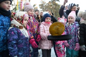 Масленица в поселке Ильинский