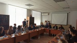 Глава Раменского округа Виктор Неволин провёл встречу с лидерами студенческого сообщества Гжельского университета