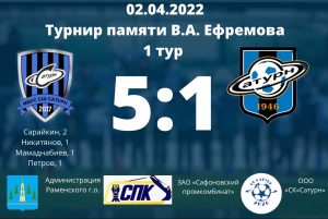 Команда СШ «Сатурн» одержала победу над командой ФК «Сатурн-2»