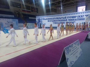 Открытый турнир по художественной гимнастике «Гжельские узоры» прошел во СК «Борисоглебский» в 8-й раз