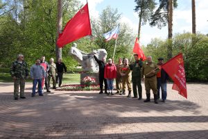 Участники Раменского отделения «Боевое братство» стартовали с автопробегом по улицам Раменского в День Победы