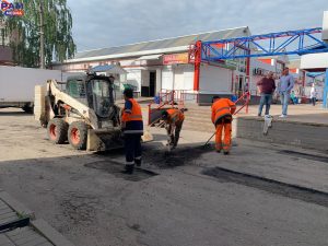 В Раменском округе продолжается ямочный ремонт дорог