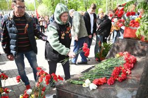 В поселке Ильинский почтили память погибших в годы ВОВ