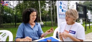 Мастер-класс по лепке из красной глины проходит на верхней исторической аллее в Раменском