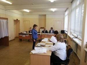 Жители ТУ «Новохаритоновское» приходят на избирательные участки уже в первый день голосования!