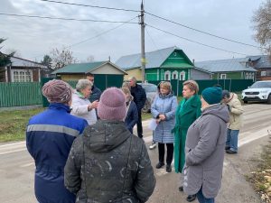Содержание подъездной дороги к частным домам д.Минино обсудили на встрече с жителями