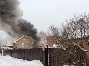 Пожар на ул.СПТУ-93 в д.Заболотье
