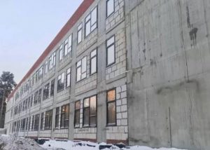 Завершены монолитные работы по возведению новой школы на 550 мест на улице Высоковольтная
