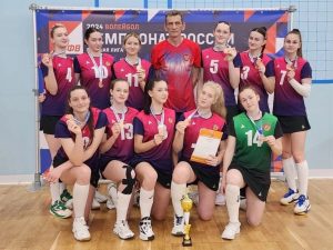Раменская волейболистка в составе сборной МО стала бронзовым призером Первенства России