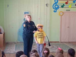 Профилактические мероприятия с детьми прошли в Детском саду №56 с.Заворово