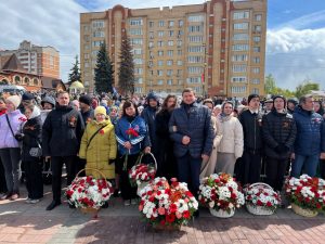 «Единая Россия» приняла участие в торжественном митинге, посвященном 79-й годовщине Победы в Великой Отечественной войне